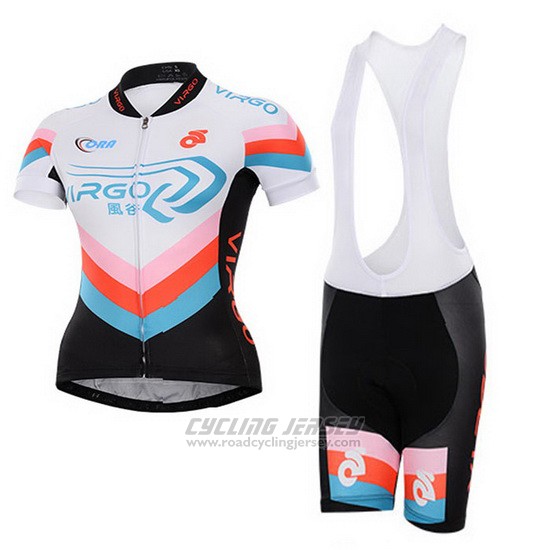 Cycling Jersey Women To The Fore Black and White Short Sleeve and Bib Short